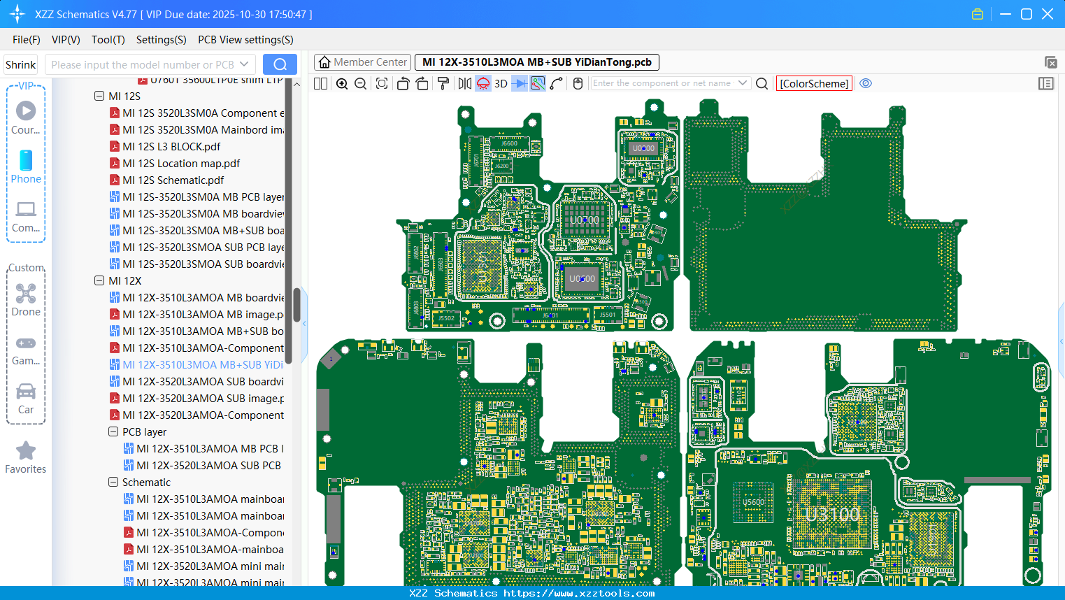 Xiaomi MI 12X-3510L3MOA MB+SUB bitmap